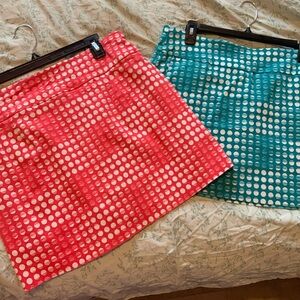 2 ZAC & RACHEL SkortsWith White Dots  Pattern